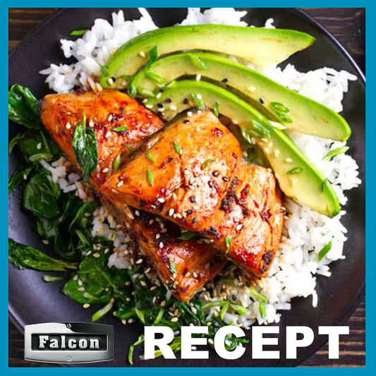 FALCON RECEPT: TERIYAKI ZALM MET RIJST