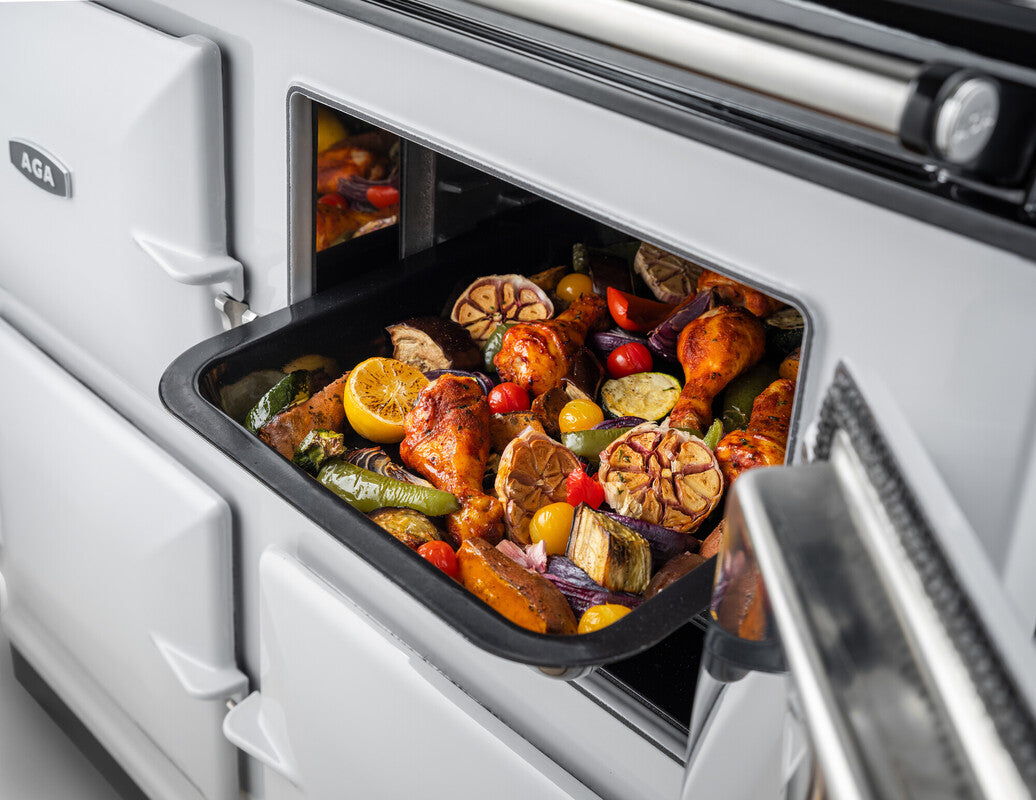 AGA eR7i 5-oven met warmhoudplaat